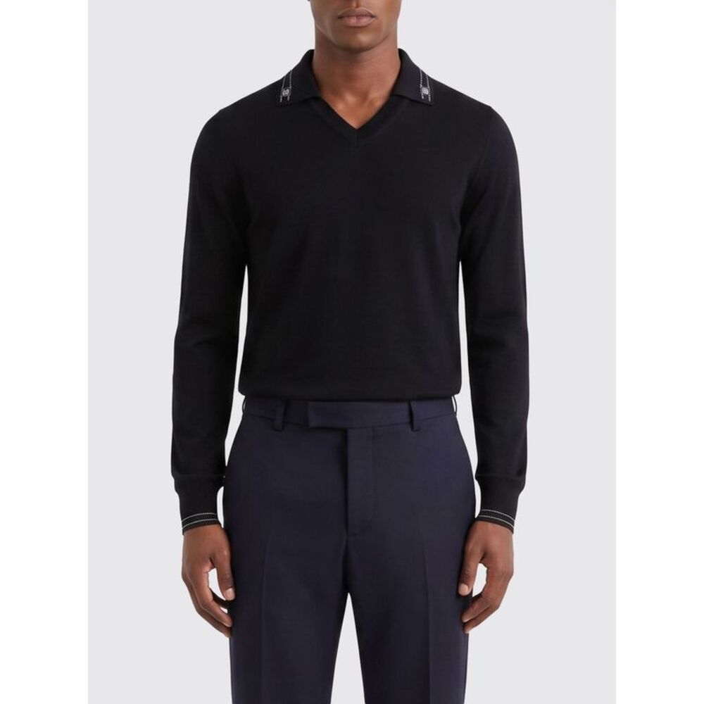 Dolce & Gabbana Men Dg Silk Polo Shirt Dolce & Gabbana